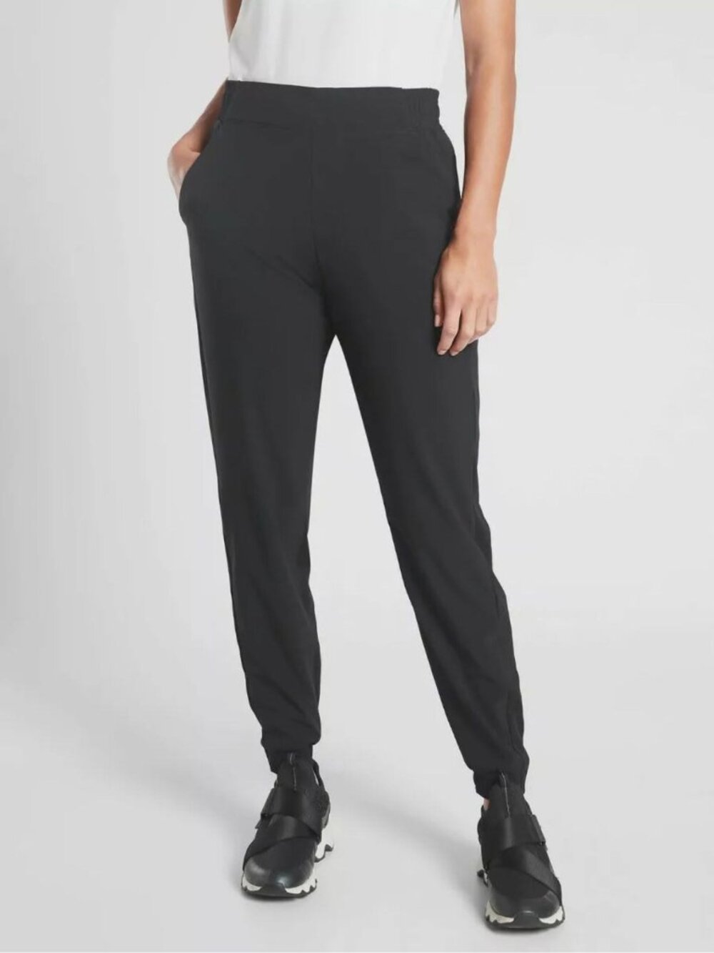 Athleta Brooklyn Lined Joggers, black